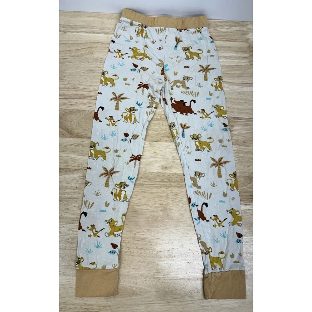 Little Sleepies Disney Simba's OG Lion King Pants T-Shirt Set Pajama Size 3T